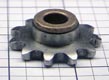 USED Idler Roller Chain Sprocket Stainless Steel 35B11 3/8" Bore