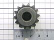 USED Idler Roller Chain Sprocket 25B14 3/8" Bore