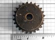 USED Dual Idler Roller Chain Sprocket 25B24 3/8" Bore