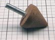 Cone Shaped Grinding Stone Bit, 1/4" Shank, $0.49