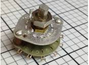 USED Rotary Switch No. 467 763A922H01 1 Pole 6 Positions