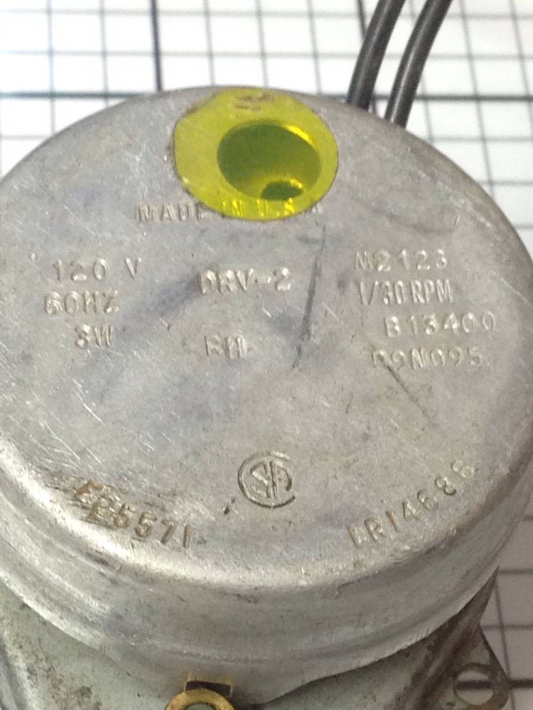 Rpm To Hz >> Vintage Timer Motor DRV-2 B13400 1/30RPM 120V 60Hz ... Rpm To Hz >> Vintage Timer Motor DRV-2 B13400 1/30RPM 120V 60Hz ...