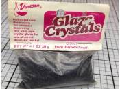 Ceramic Glaze Crystals Net Wt. 2.1oz Duncan C3001 Dark Brown
