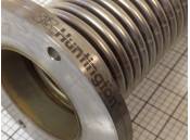 USED 3" Bellows Flex Pipe Tubing Huntington Stainless Steel 