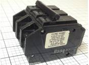 USED 15A Circuit Breaker General Electric THQC 250VAC 3 Pole
