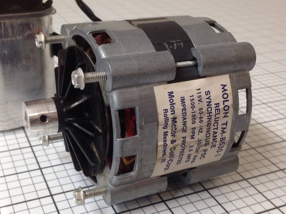 USED Electrical Motor Molon TM86301 115V 15001800 RPM