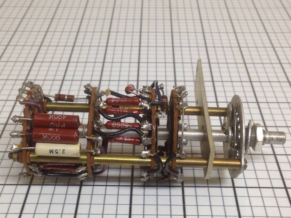 USED Rotary Switch SRX482C 4 Decks 17 Positions 1 Pole