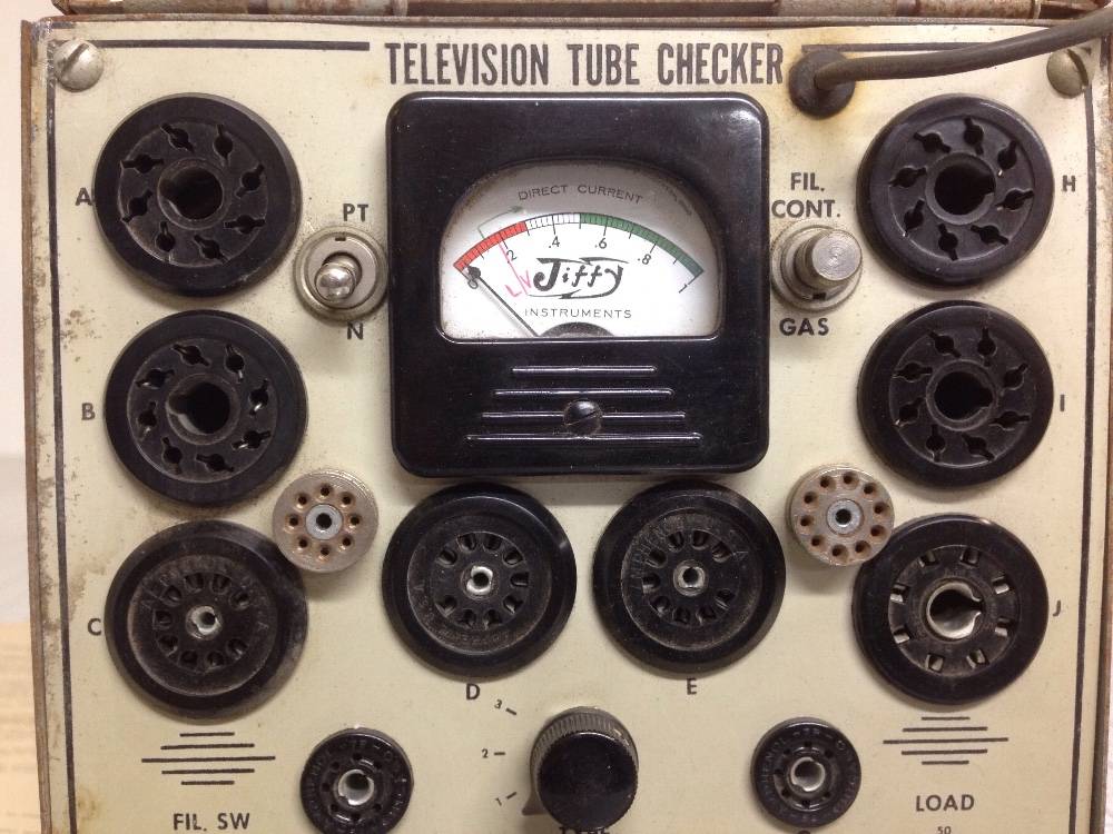 Vintage Jiffy Television Tube Tester US Electronic Research Corp
