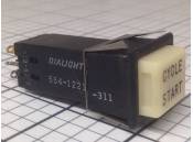 USED Momentary Pushbutton Switch Dialight 554-1221-311 125VAC 5A