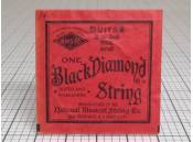 Vintage Black Diamond Guitar String NMS Co. N740 B or 2nd