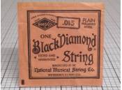Vintage Black Diamond Guitar String NMS .015 Plain Polished Steel