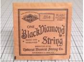 Vintage Black Diamond Guitar String NMS .014 Plain Polished Steel