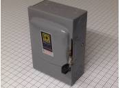 USED Fusible Safety Switch Square-D Series D2 240VAC 60A