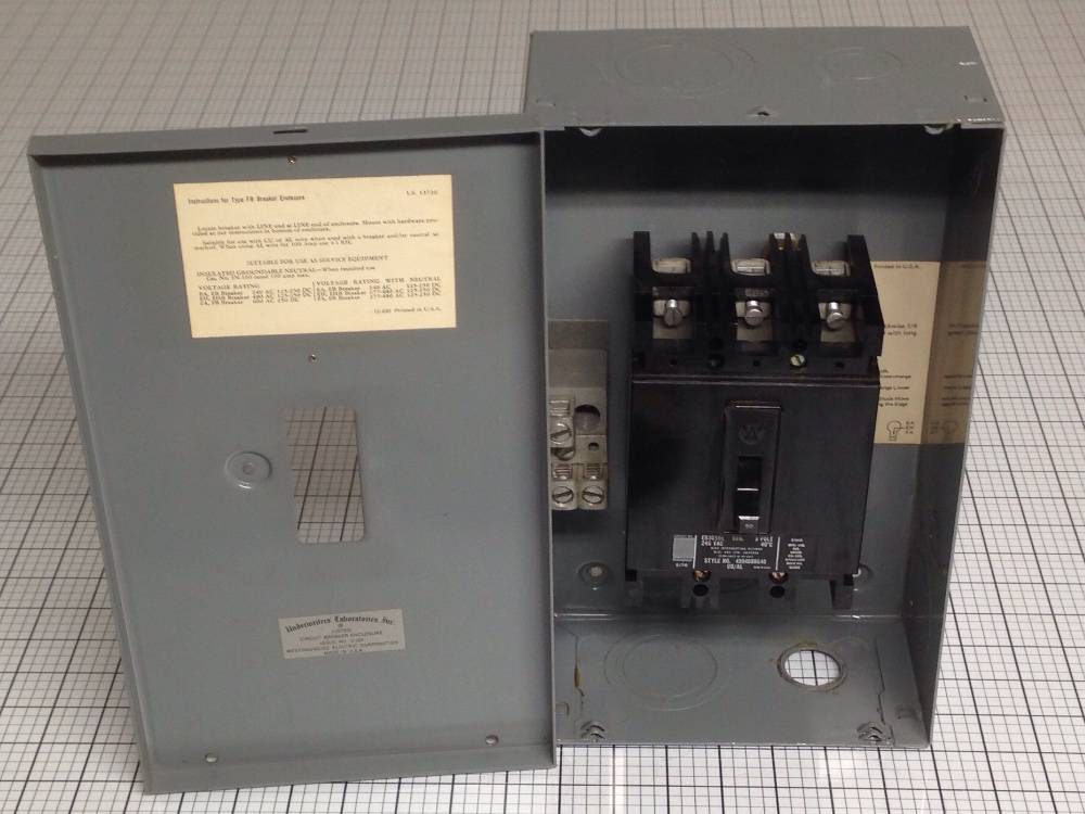 USED Circuit Breaker Enclosure Westinghouse SFB 600V 100A - GridChoice.com