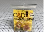 Copper Saddle Valve 5/8" C&D CD5558 (Pack of 2 Valves)