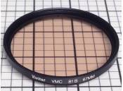 USED Lens Filter Vivitar VMC 81B 67mm