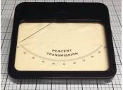 USED Percent Transmission Panel Meter Simpson 0-100%
