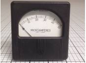 USED DC Panel Meter Westinghouse RX-35 0-50 Microamperes 