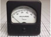 USED DC Panel Meter Simpson Model 3443 0-500 Milliamperes 