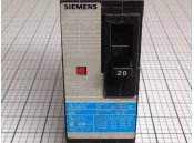 USED 2 Pole Circuit Breaker 20A Siemens Type ED62B020 600VAC