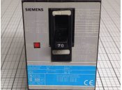 USED 3 Pole Circuit Breaker 70A Siemens Type ED63B070 600VAC